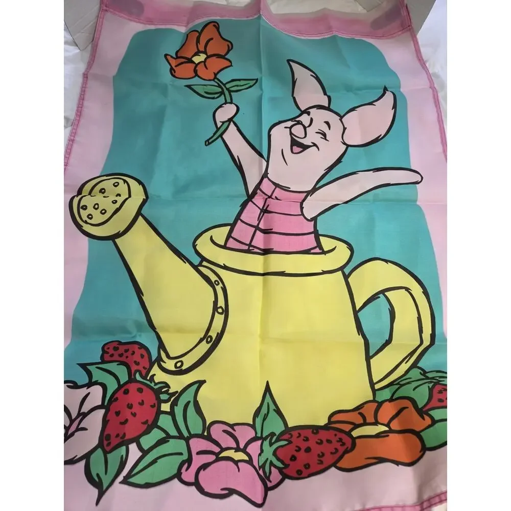 Disney Piglet House Banner Flag Winnie The Pooh 90's Greeting Retro Garden Decor